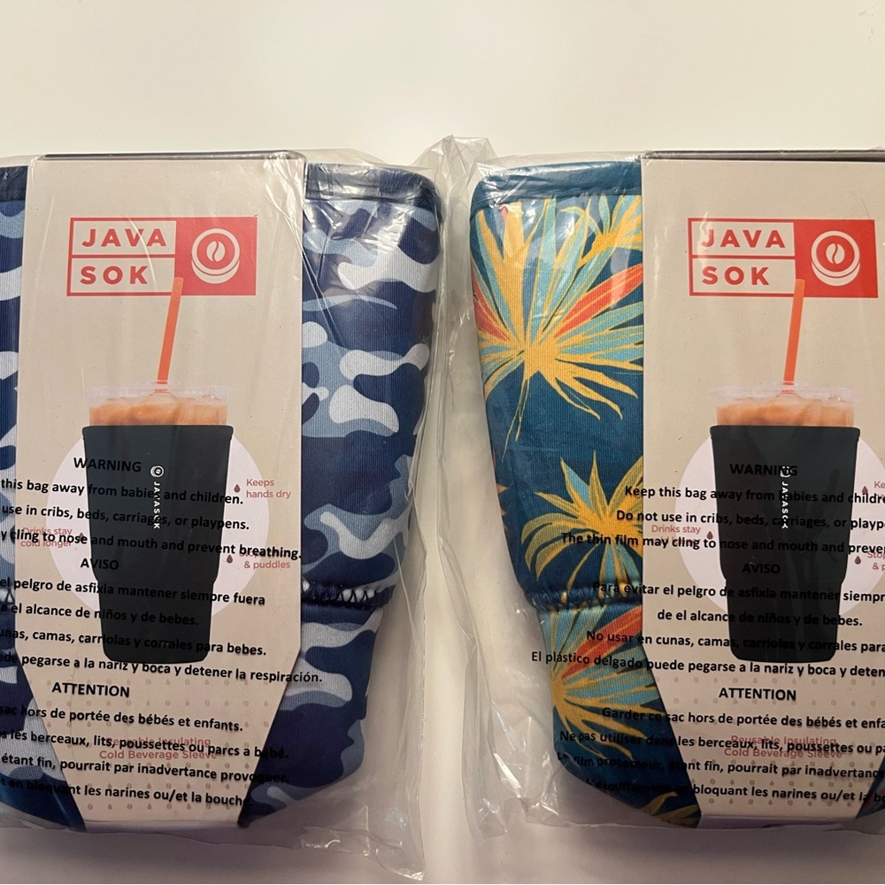 Blue and Yellow Java Soks